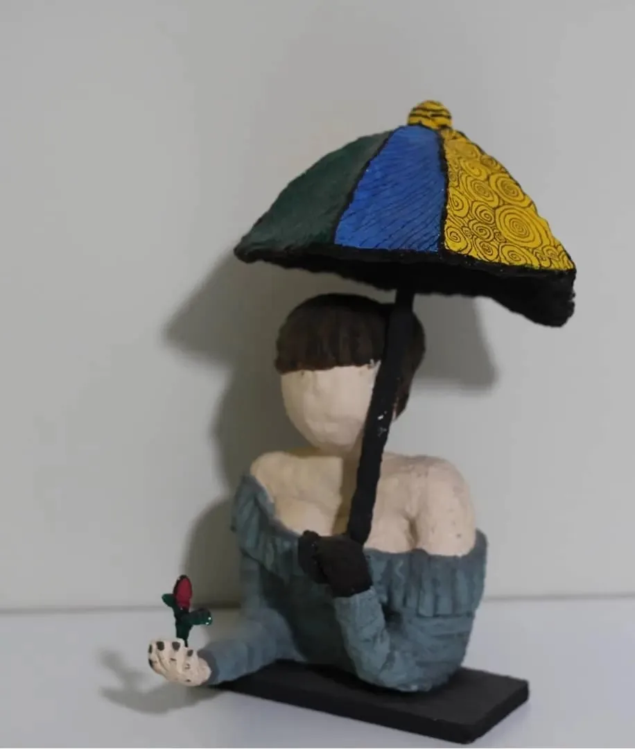 Mädchen mit dem Regenschirm